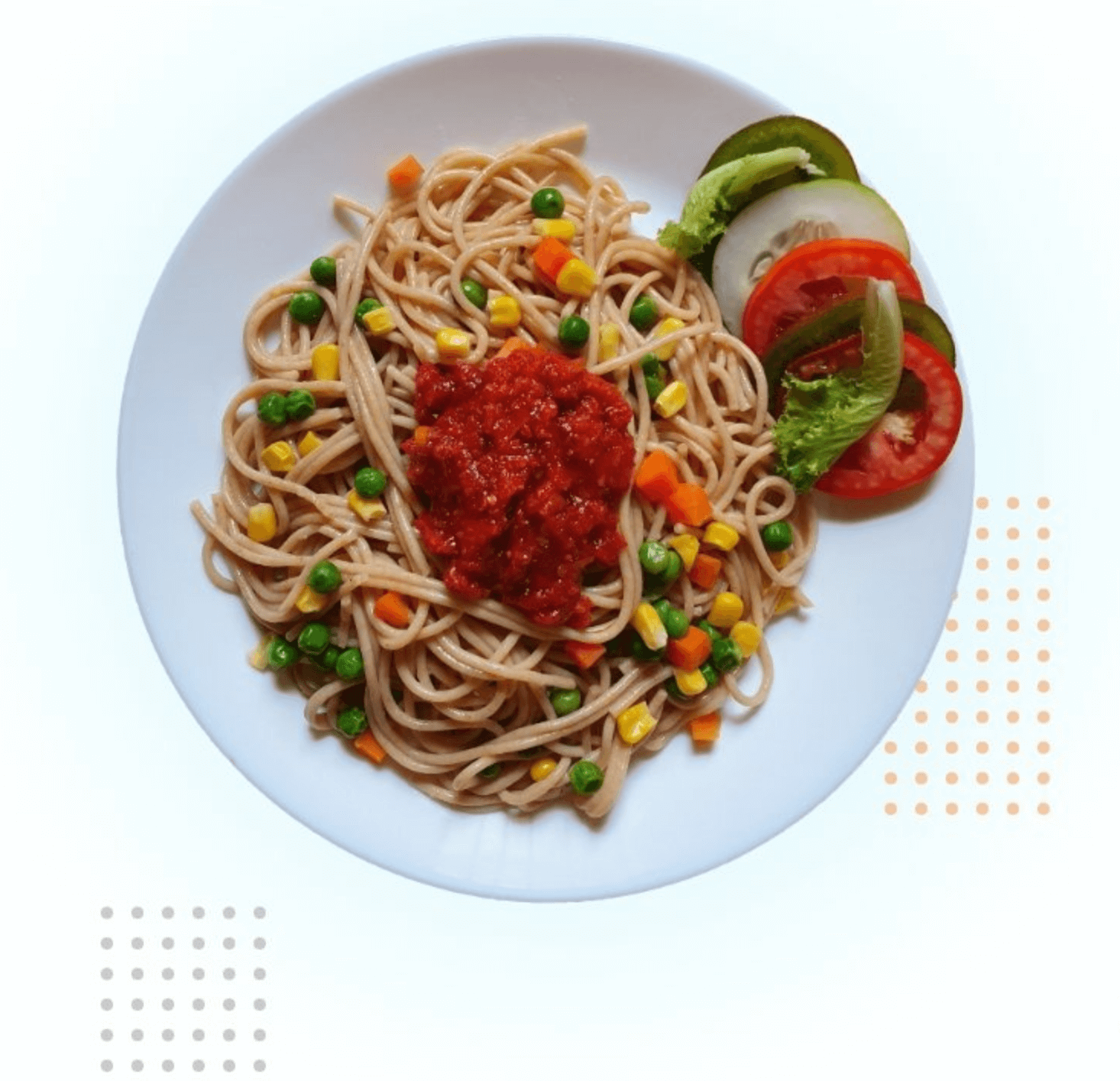 Pasta with vegetables